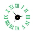 thumbnail image 2 of Rbaofujie Modern Wall Clock DIY Luminous Stereo Digital Wall Clock Wall Sticker Clock Living Room Decoration Clock Classroom Decorations Green, 2 of 4