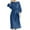 A-Blue, variant on Jinhomg Cotton Dresses for Women 2025 Casual Solid Color Work Dress Lightweight Comfy Long Sleeve Tie Waist Knee Length Dress Vacation Boho Dress Fall Saving Black M