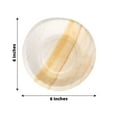 thumbnail image 3 of Efavormart 100 Pcs - Compostable Birchwood 5.5" Round Disposable Plates For Wedding Events Birthday Restaurant Dining Tableware, 3 of 11