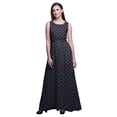 thumbnail image 1 of Bimba Robe Longue Débardeur Imprimée Col Rond pour Femme - Grande Taille, 1 of 5