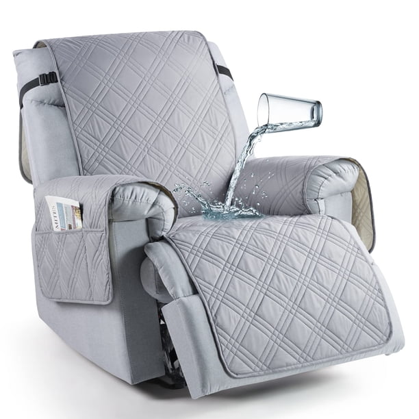 Funda para Sillón Reclinable TAOCOCO Impermeable 71 cm Gris Claro