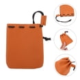 thumbnail image 3 of Miangastore Brown Coin Pouch with Drawstring Closure for Various Occasions 1Set, 3 of 8