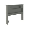 thumbnail image 2 of AFI Newport Full Bookcase Headboard with USB Charging Station, Grey, 2 of 7