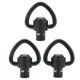 thumbnail image 1 of Anillo de montaje giratorio de eslinga de liberación para la mayoría de los accesorios de armas de caza (3 piezas, negro) ZefeiWu 8390615847100, 1 of 1