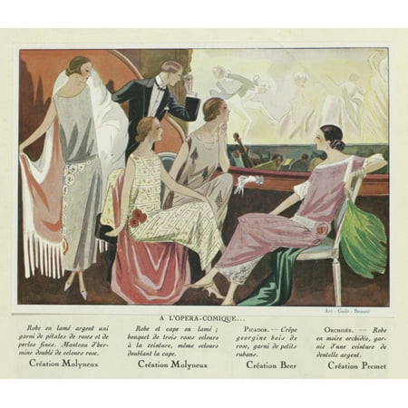 At The Comic Opera Canvas Art - (36 x 24)
