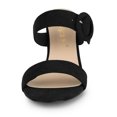 thumbnail image 3 of BLISSFUL STEP Women's Buckle Stiletto Heels Slide Sandals, 3 of 7