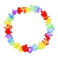 thumbnail image 3 of GOOHOCHY 10pcs Colorful Hawaiian Necklace Flower Garland Tropical Luau Party Favors Beach Costume Accessory, 3 of 8