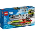 thumbnail image 1 of Set LEGO City Great Vehicules Transporte del Barco de Carreras, 1 of 3