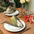 thumbnail image 3 of Napkin Satin Napkin 20*20Inchx1 Kitchen Towel Dinner Plate Towel Decorative Towel Napkin Tea Towel Suitable For Kitchen Table White Cartoon Elf, 3 of 8