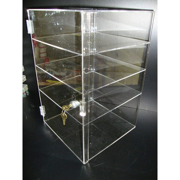 Displays2buy. 12" x 12" x 19" Locking Security Showcase Safe Box Acrylic Countertop Display Case