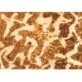 thumbnail image 1 of Ahgly Company Indoor Rectangle Abstract Orange Modern Area Rugs, 5' x 7', 1 of 4