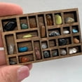 thumbnail image 5 of Yonrjhukm Miniature Trinket Shelf Wooden Jewelry Rack for Specimen Storage, Durable Multi-Purpose Organizer, Perfect Gift for Home Decoration and Jewelry Display, 5 of 8