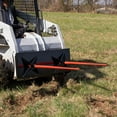 thumbnail image 2 of Titan Attachments Dual Prong 43" Hay Bale Spear Attachment, Universal Skid Steer Quick Tach Mounting Style for Bobcat and Kubota Models, 4000 LB Capacity, Conus 2 Tines Square and Round Hay Bales, 2 of 8