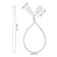 thumbnail image 2 of Uxcell Garland Ties, 16 Inches Christmas Decorative Garland Twist Ties for DIY Craft, Silver White 6pcs, 2 of 5