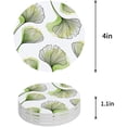thumbnail image 1 of FMSHPON Ginkgo Leaf Line Style Set of 6 Round Coaster for Drinks, Absorbent Ceramic Stone Coasters Cup Mat with Cork Base for Home Kitchen Room Coffee Table Bar Decor, 1 of 6