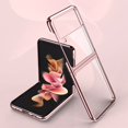 thumbnail image 1 of Funda Transparente Para Teléfono Compatible Con Samsung Galaxy Z Flip3 Funda Protectora Antihuellas Dactilares Carcasa De Galvanoplastia Plegable Con Todo Incluido Noticed EL016807-05, 1 of 5