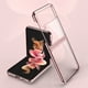 thumbnail image 1 of Funda Transparente Para Teléfono Compatible Con Samsung Galaxy Z Flip3 Funda Protectora Antihuellas Dactilares Carcasa De Galvanoplastia Plegable Con Todo Incluido Inevent EL016807-05, 1 of 5