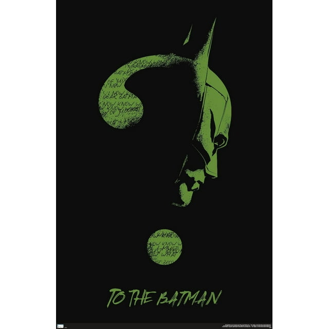 DC Comics The Batman - Riddler Wall Poster, 22.375" x 34" Framed