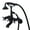 Oil Rubbed Bronze, variant on Sumerain Clawfoot Tub Faucet,3-Inch to 9-Inch Wall Mount Tub Faucets with Hand Shower Chrome Finish