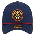 thumbnail image 2 of Men's New Era Navy Denver Nuggets Featherweight Poly Rope Flex 39Thirty Hat, 2 of 5
