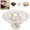 White, variant on Ghxbdy Black Steamed Bun Making tool,7.1 inch Flower Shaped Bun & Dumpling Machine Bao Bun Maker & Baozi Easy Steamed Bun and Momo Maker for Homemade Dumplings Pastries & Buns