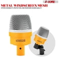 thumbnail image 3 of Professional Drum Mic Kit 7 Piece Tom Snare Kick set XLR Wired Dynamic Microphone Set for Studio and On Stage Live Use - DM 7ACC,Yellow, 3 of 12