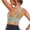 Green, variant on Women’s Medium Support Sports Bra Crisscross Back, Removable Pads Wireless Yoga Bra, Breathable Workout Gym Top
