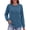 Blue, variant on Crewneck Sweatshirts for Women Decorative Buttons Long Sleeve Shirts Fashion Pullover Womens Sweatshirts Fall Tops