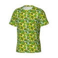 thumbnail image 3 of Rocae Watercolor Kiwi Fruits Summer for Men's Moisture-Wicking Crew Tee - T-Shirt for Sports, Outdoor Activities, and Casual WearLarge, 3 of 9