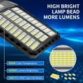 thumbnail image 6 of 6000W Solar Street Lights, Solar Parking Lot Lights Commercial Grade 420000 Lumens Outdoor Waterproof Dusk to Dawn Motion Sensor with Remote Control, 6 of 7
