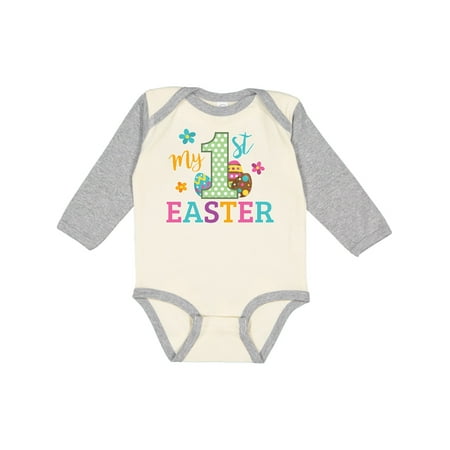 

Inktastic My 1st Easter Gift Baby Boy or Baby Girl Long Sleeve Bodysuit