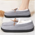 thumbnail image 2 of Women Moccasin Slippers Memory Foam Indoor & Outdoor House Slippers Cozy Bedroom Shoes, 2 of 10