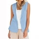 thumbnail image 3 of Top de encaje color crema,Blusa informal de manga larga para mujer, de poliéster, suave y cómoda, de color liso, para uso diario, sopatenor, 3 of 9