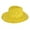 Yellow, variant on Top Headwear Graffiti Paint Upturn Fedora Panama Hat - Lime
