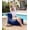 Navy, variant on Outdoor Bean Bag Chair Lounger - Small Beanbag Floor Sofa with Shredded Filling, Splash-Proof Detachable Zipper Cover for Patio Poolside Area Relaxing, Gray