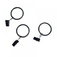 thumbnail image 4 of 20 Pack Metal Curtain Rings with Clips, Curtain Hangers Clips, Drapery Clips with Rings, Drapes Rings 1 in Interior Diameter, 4 of 7