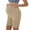 Beige, variant on Women's Seamless Maternity Shapewear, High Waisted Mid-Thighs Pregnancy Underwear Beige S
