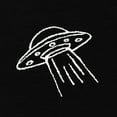 thumbnail image 2 of Dalix UFO Embroidered Zip Hoodie Fleece Long Sleeve Pocket Warm Soft Mens in Black 2XL XX-Large, 2 of 5