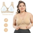 thumbnail image 4 of Sujetador deportivo sin costuras de cobertura completa para mujer con relleno extraíble, malla ahuecada y ventilación para una experiencia cómoda, 4 of 5