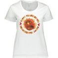 thumbnail image 3 of Inktastic Happy Thanksgiving with Cute Turkey Women's Plus Size T-Shirt, 3 of 5