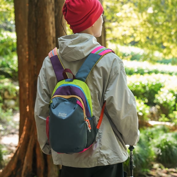 Outdoor Mountaineering Color Matching Backpack Women's 2025 Autumn Lightweight Travel Backpack College Student Casual Cycling Sports Bag