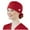Red, variant on Women Cotton Bandage Adjustable Scrub Cap Sweatband Bouffant Hat Men/ White Nurse Caps For Men And Women