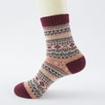 thumbnail image 3 of Calcetines térmicos de lana de punto pesado para mujer Calcetines de ocio para mujer, 3 of 5