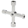 thumbnail image 3 of Utility Key Wrench, 4 In 1 Cabinet Wrenches Zinc Alloy Cross  For Maintenance, 3 of 8