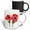 Multicolor, variant on 3drose, Red Anemone Wildflower Vector Art, 11oz Two-tone Green Mug
