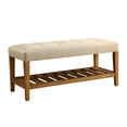 thumbnail image 1 of Banc en Bois, Beige & Chêne, 1 of 2