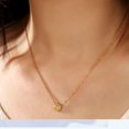 thumbnail image 2 of Stainless Steel Rose Flower Style Charm Pendant Wedding Party Collar Necklace, 2 of 4