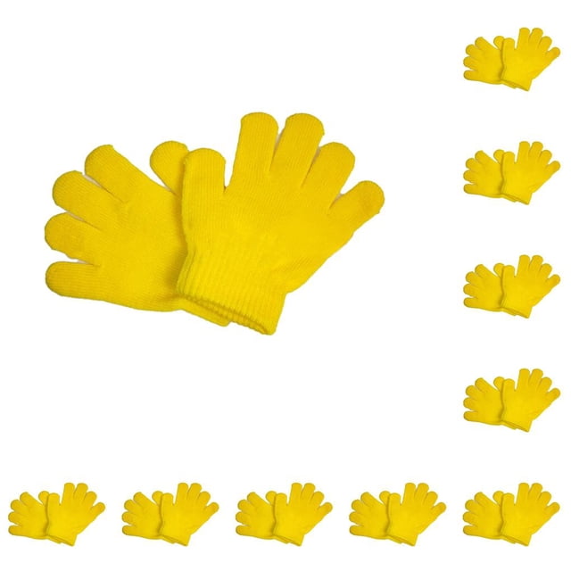 Yuarrent Guantes para niños Protector de manos de invierno Actividades al aire libre Suministros para el hogar lago azul amarillo 10piezas Yuarrent CBP207164