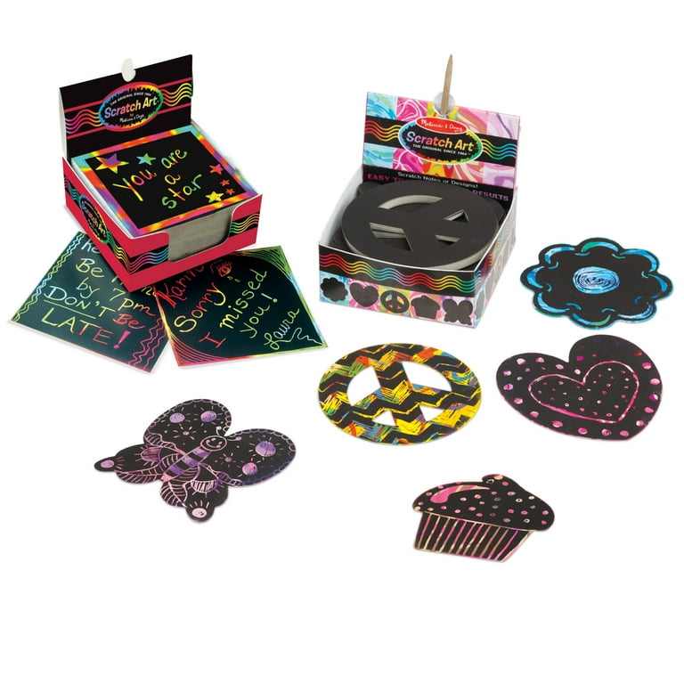 Scratch art hotsell mini notes