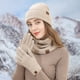 thumbnail image 3 of Gorro de invierno, bufanda, guantes con pantalla táctil, conjunto para hombres y mujeres, 3 of 5